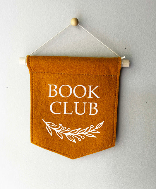 Book Club - Mini Felt Banner