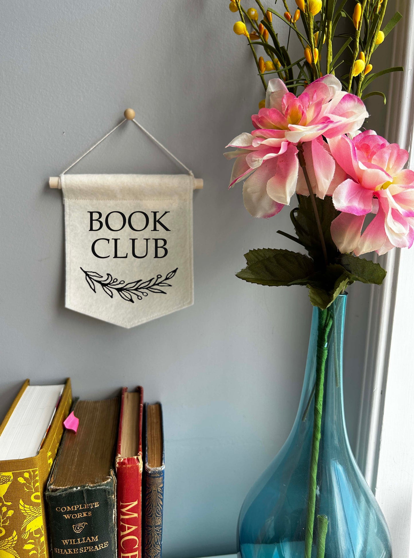 Book Club - Mini Felt Banner
