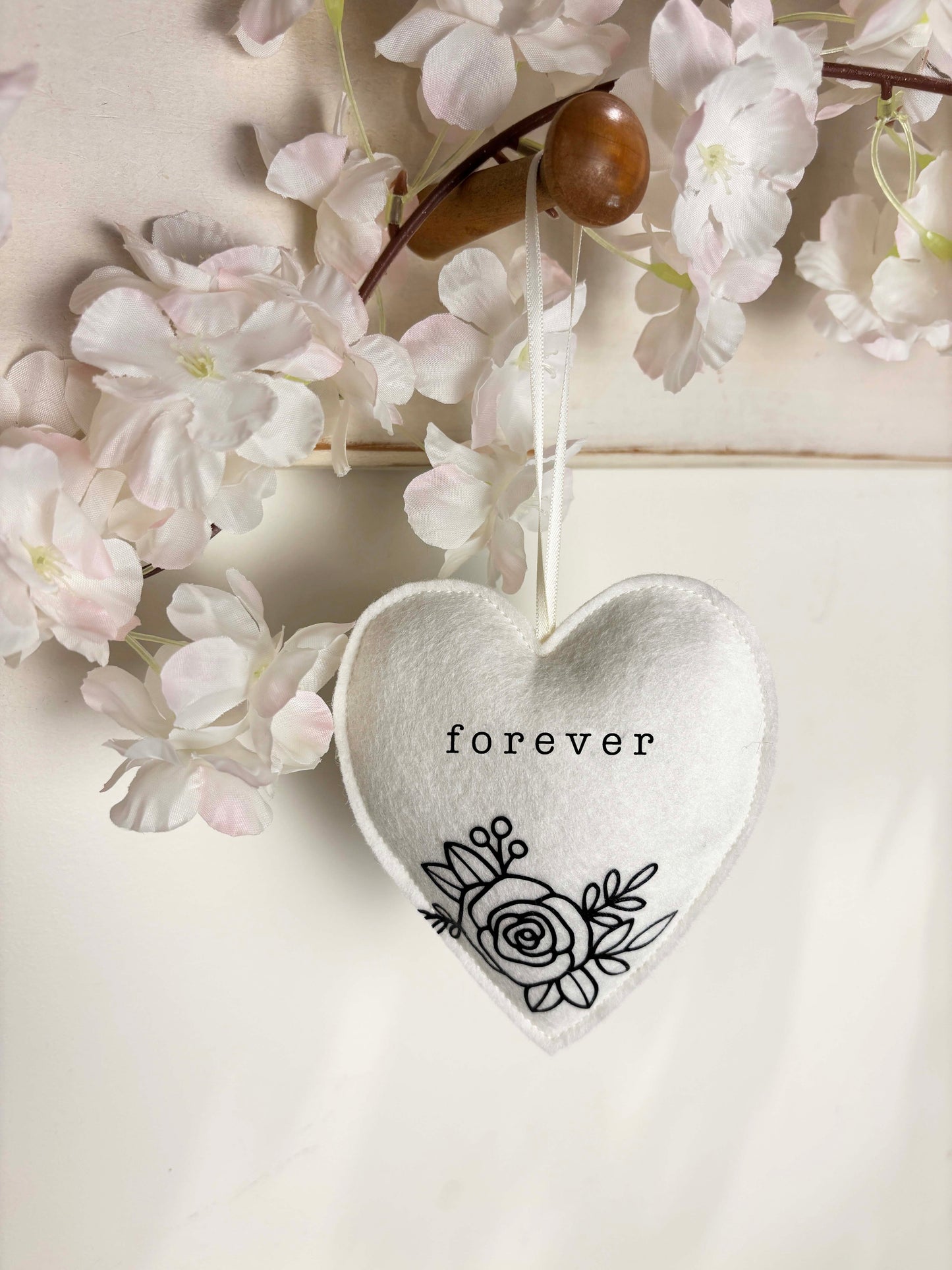Love You Forever Heart - Personalized Wedding Gift