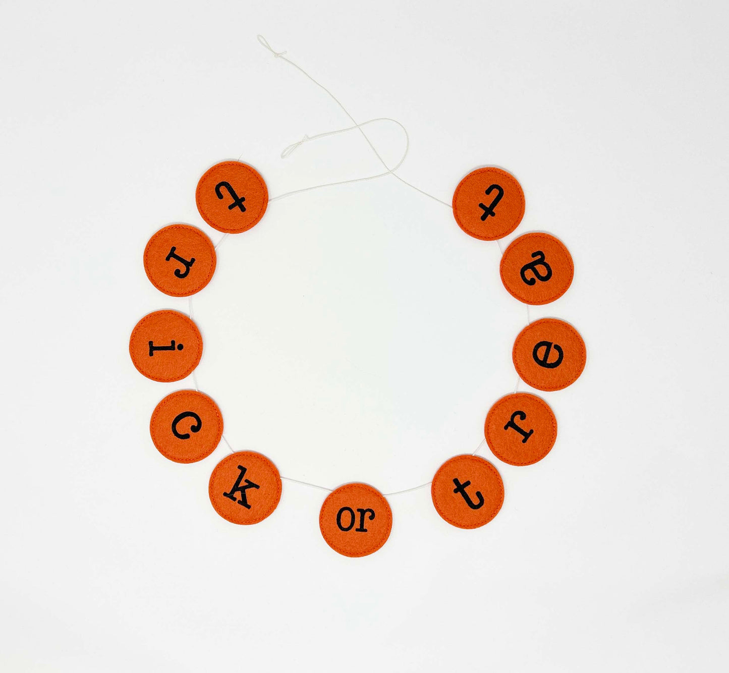 Trick or Treat Felt Bunting - Halloween Decor