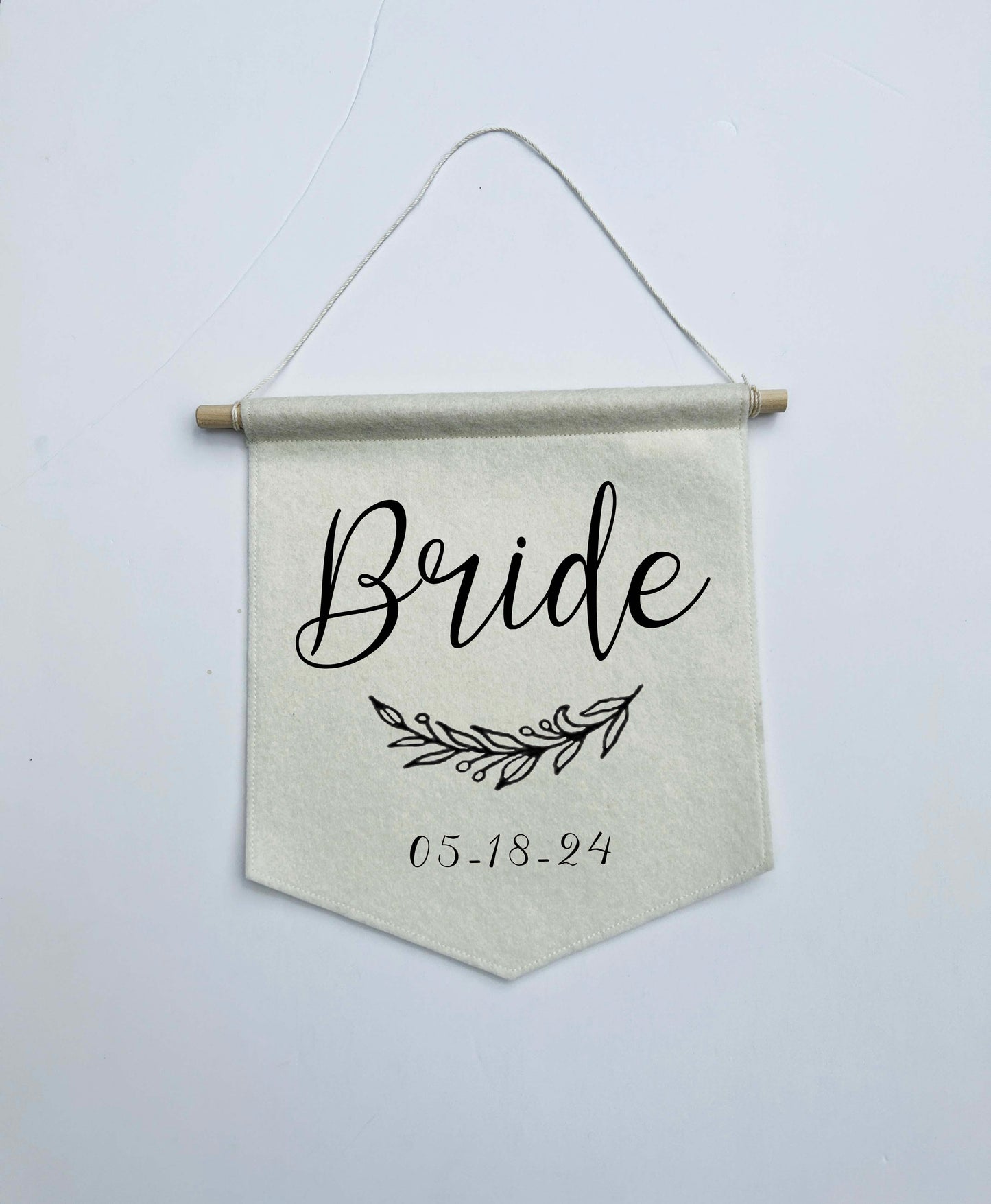 Custom Wedding Sign/Banner - Bride and Groom Chair Signs