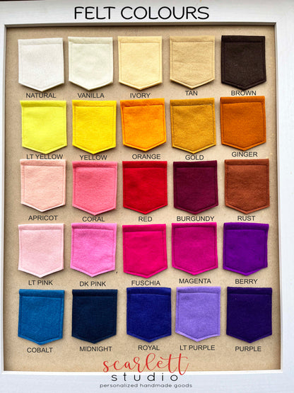 Personalized Christmas Felt Stocking