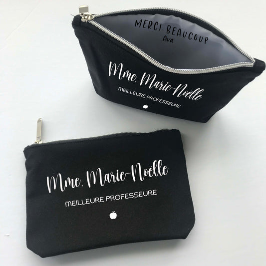 Meilleure Professeure Zipper Pouch