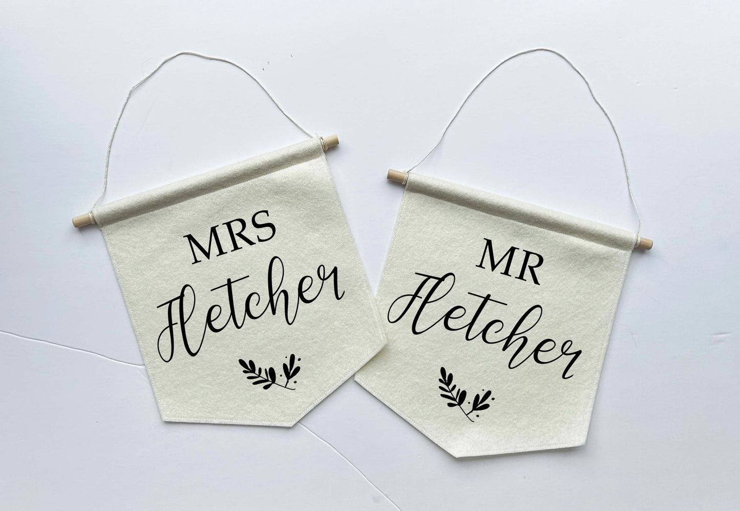 Custom Wedding Sign/Banner - Mr and Mrs