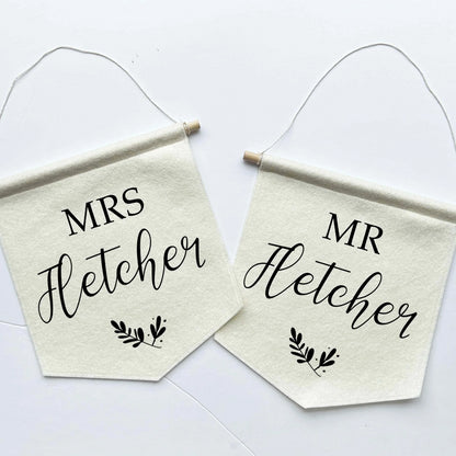 Custom Wedding Sign/Banner - Mr and Mrs