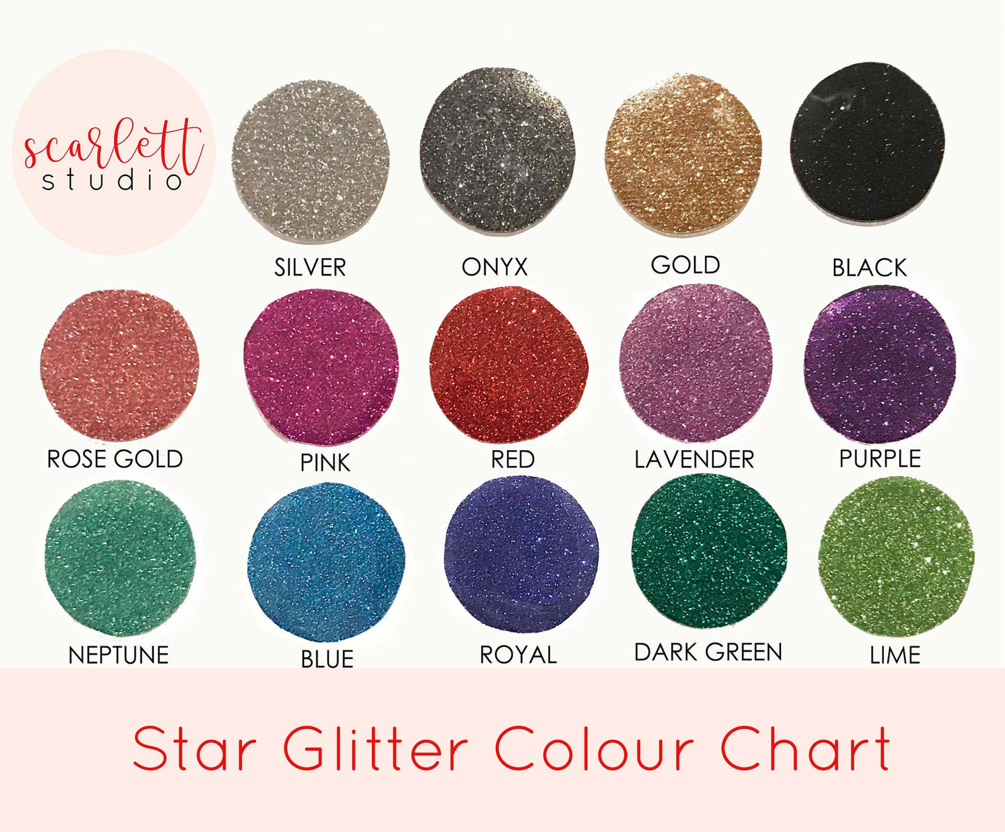 Glitter Stars Cake Topper Set - Custom Age Cake Topper