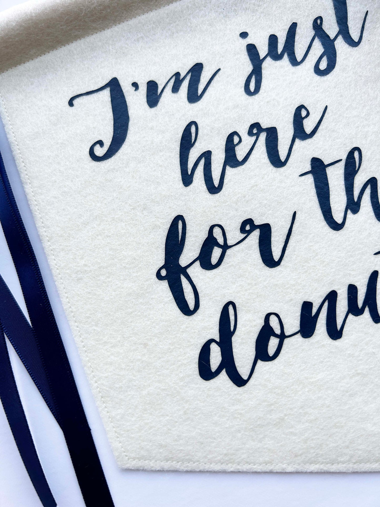 Custom Wedding Sign/Banner - I'm Just Here For The Donuts