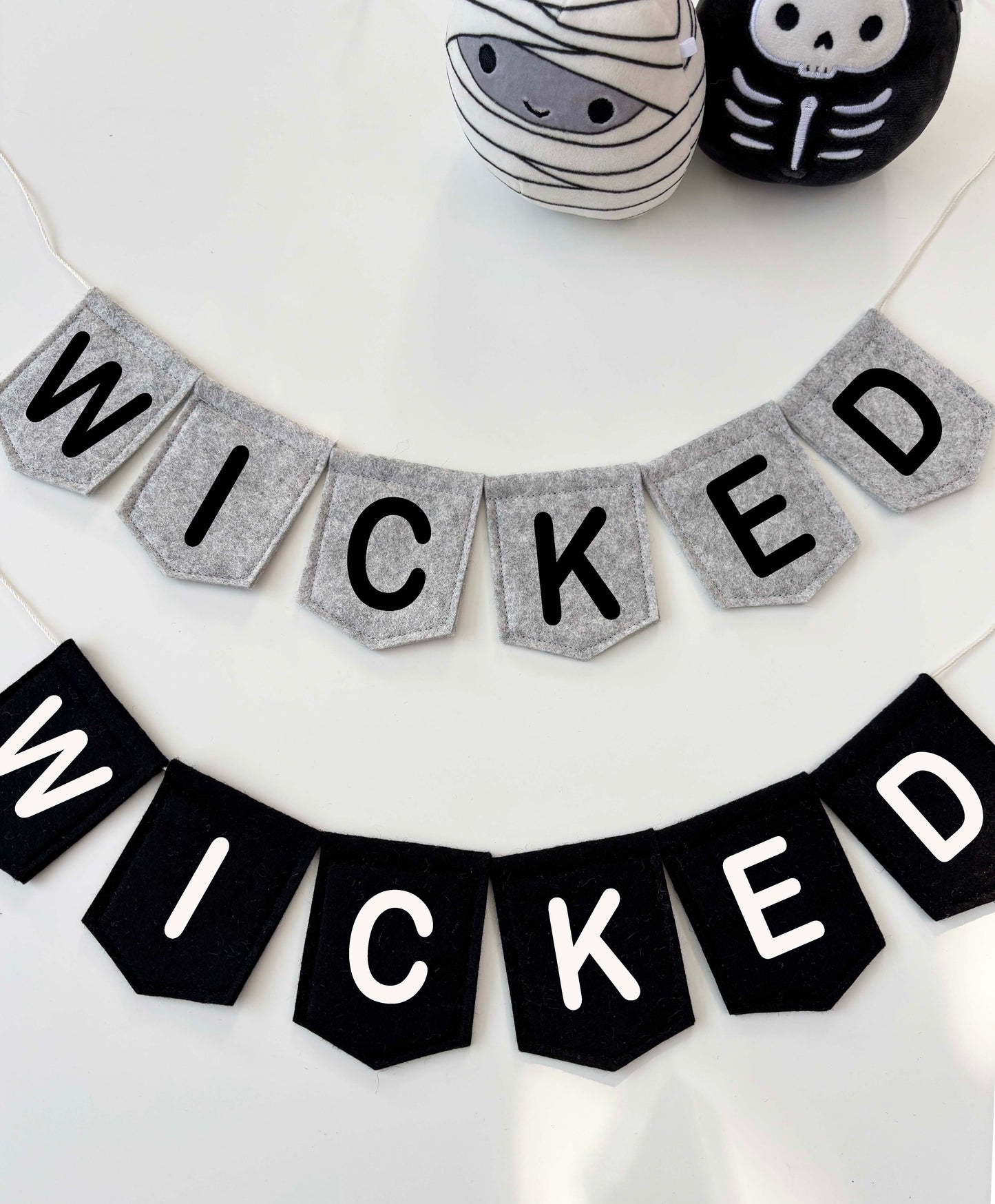 Wicked Felt Garland - Spooky Season Halloween Decoration