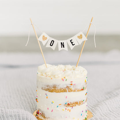 First Birthday Cake Banner