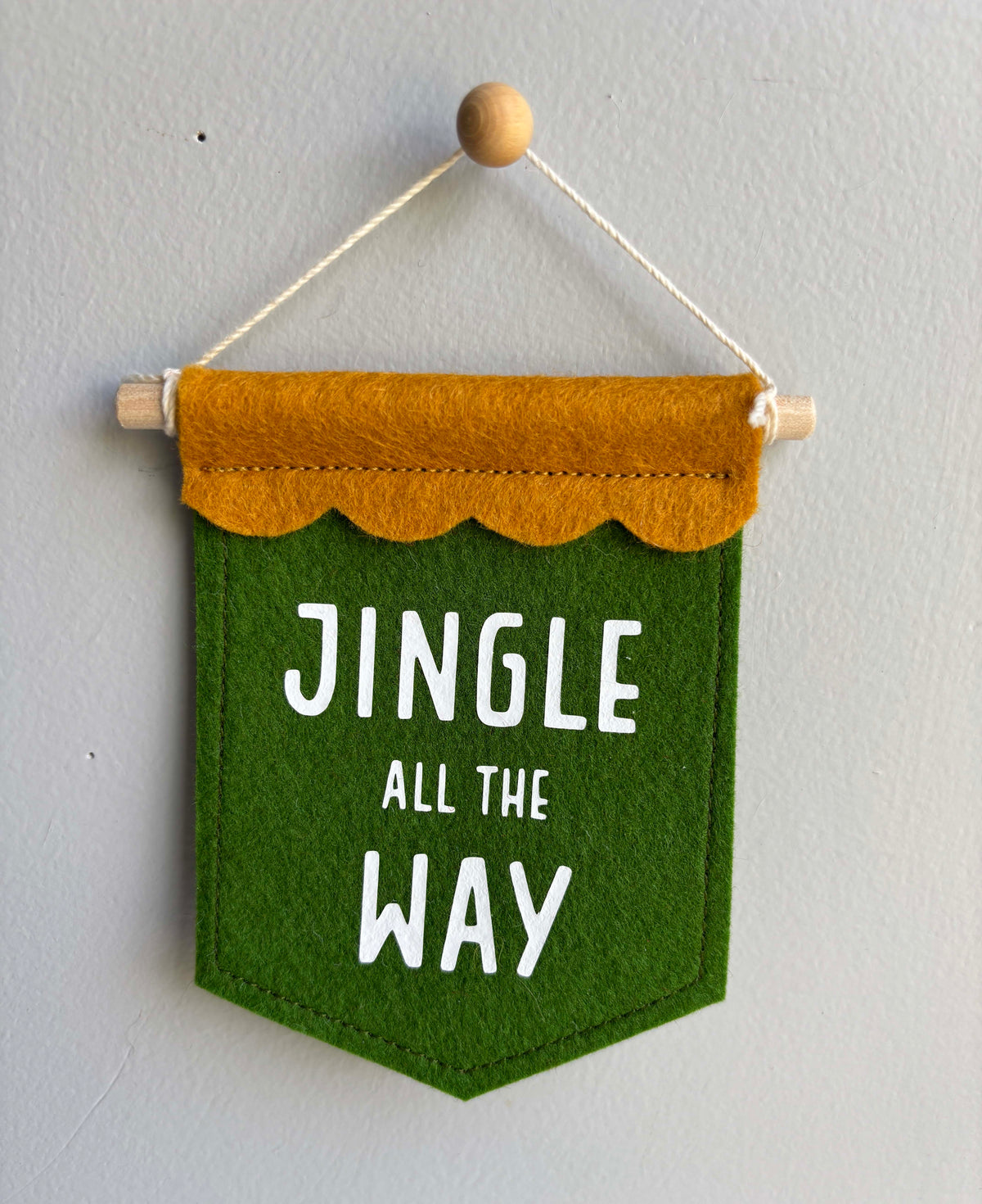 Jingle All The Way - Christmas Tree Ornament Banner