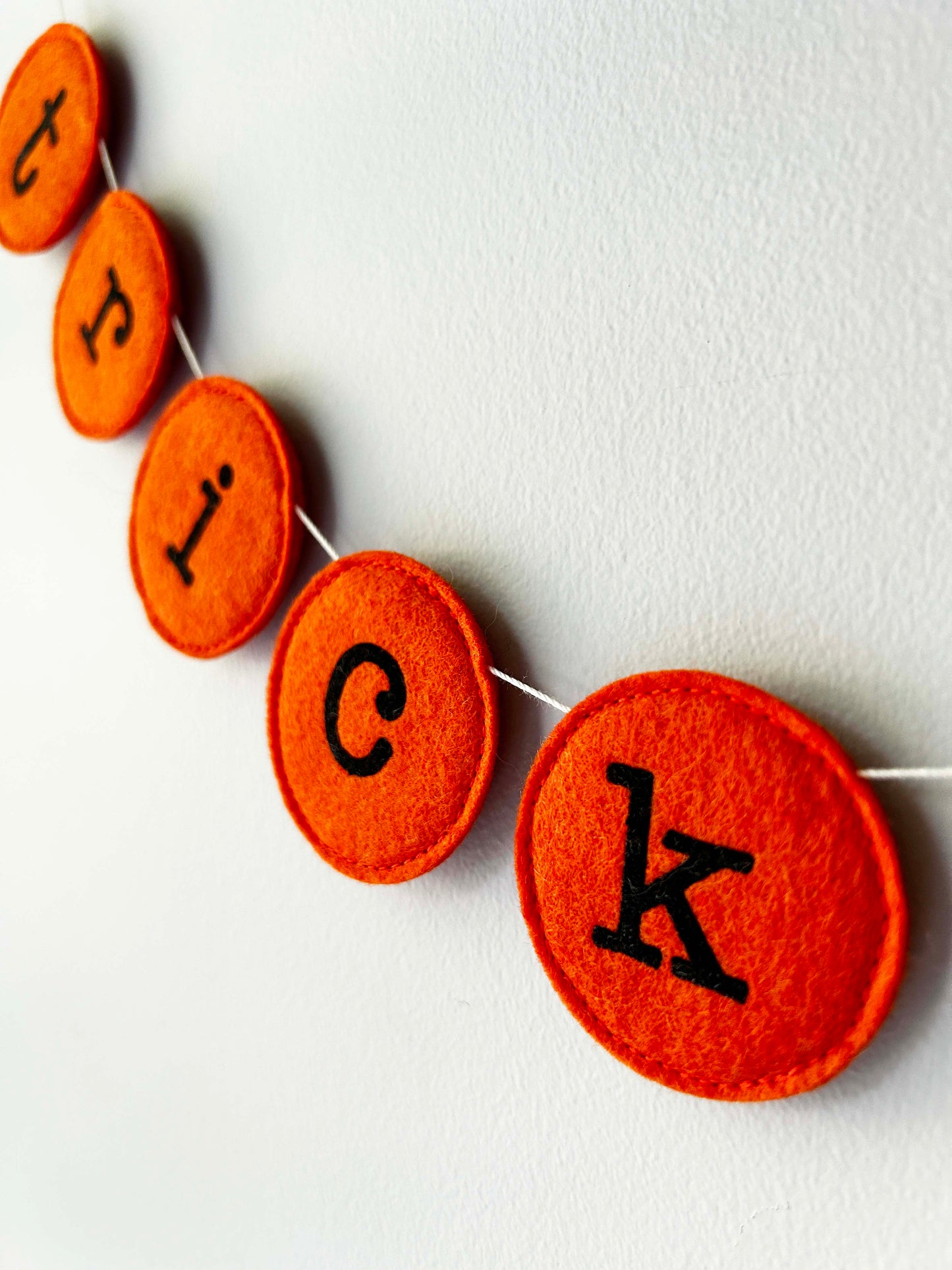 Trick or Treat Felt Bunting - Halloween Decor