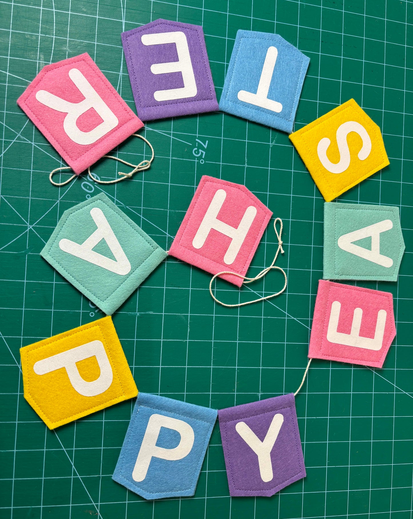 Happy Easter Felt Garland