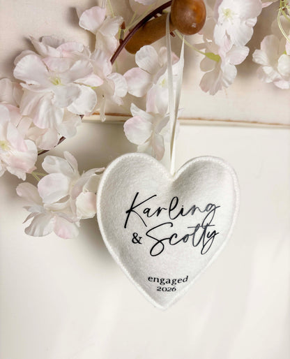 Always Love You Heart - Personalized Engagement Gift