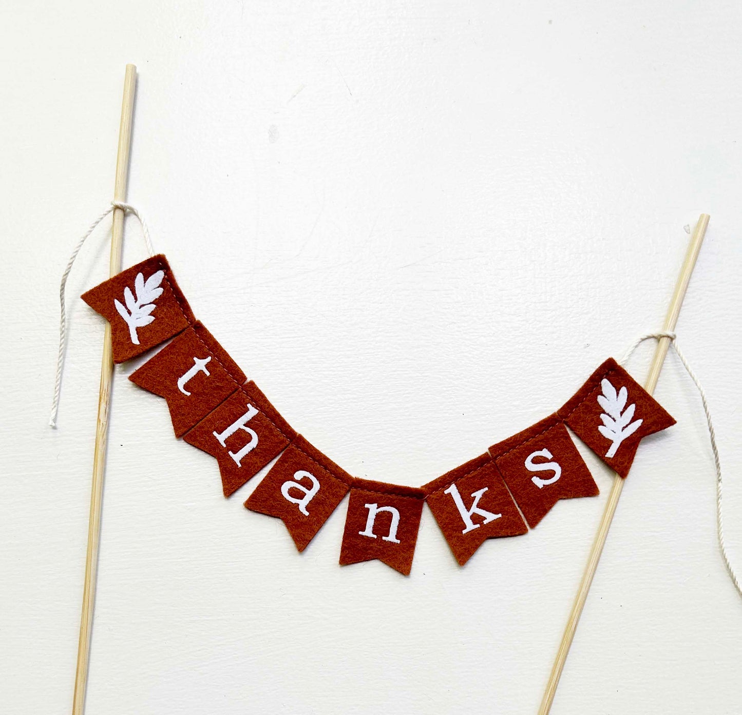 Thanksgiving Cake Topper - Felt Decoration