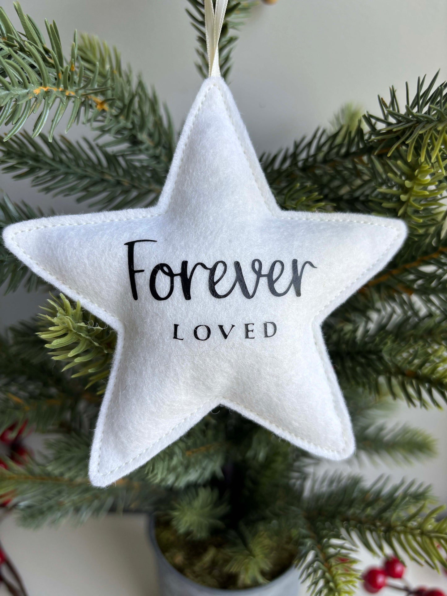 Personalized Pet Memorial Ornament - Paw Print Keepsake