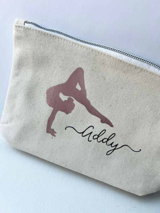 Gymnastics Personalized Zipper Pouch