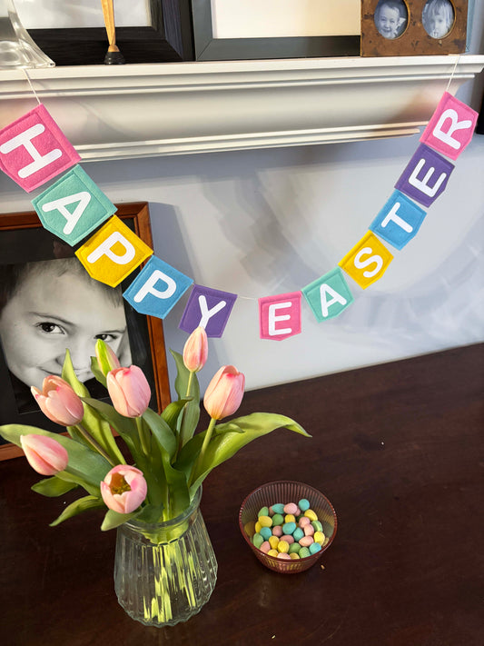 Happy Easter Felt Garland