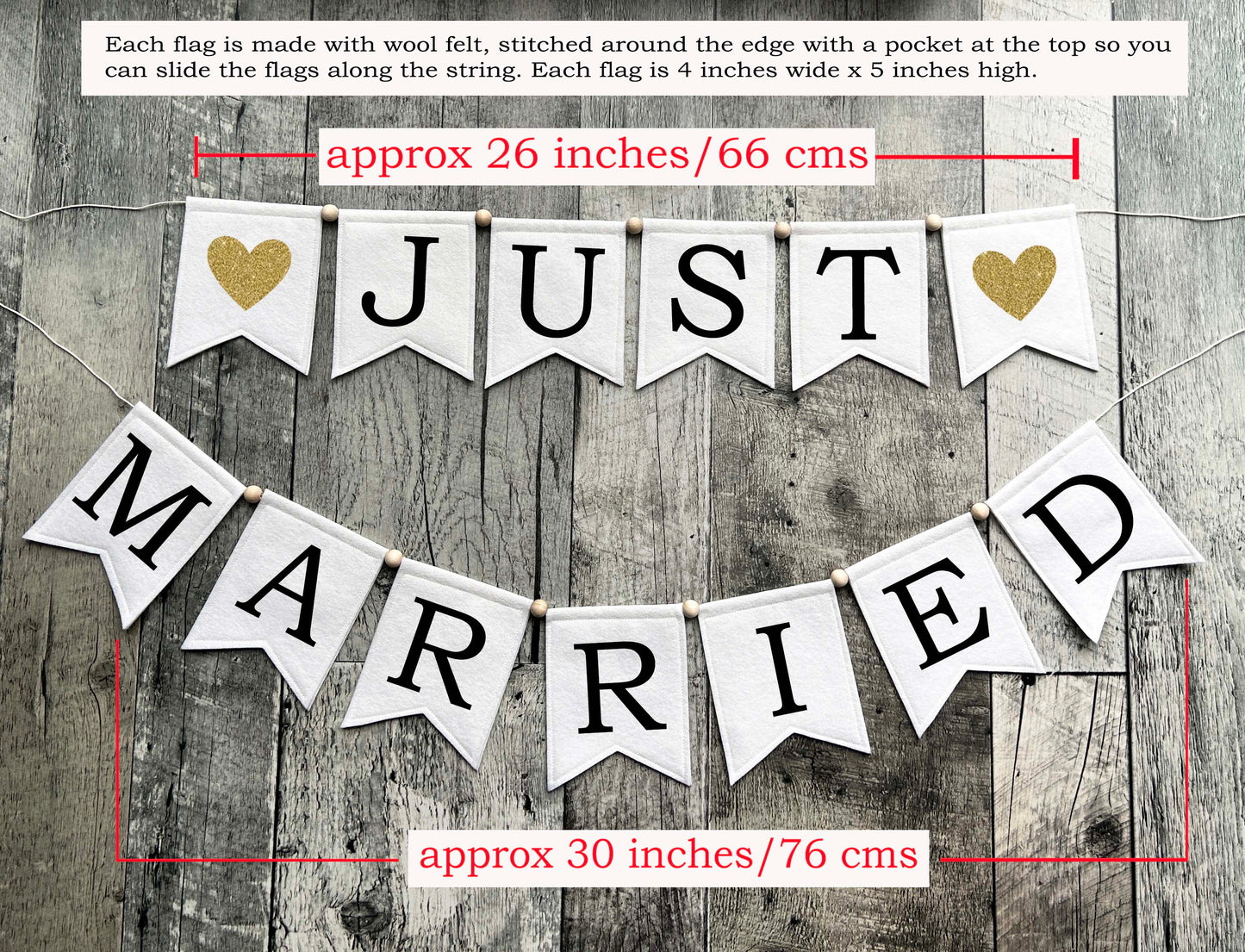 Just Married Sign/Banner