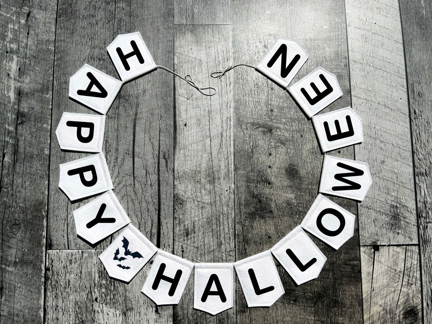 Happy Halloween Felt Bunting - Batty