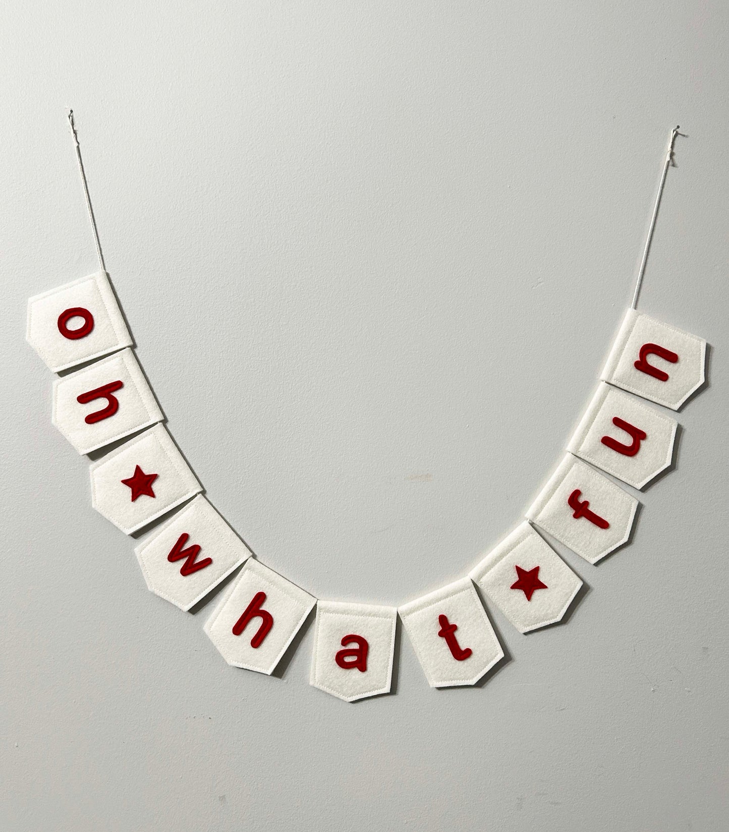 Oh What Fun - Mini Felt Garland