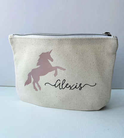 Unicorn Personalized Zipper Pouch