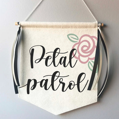 Custom Wedding Sign/Banner - Petal Patrol