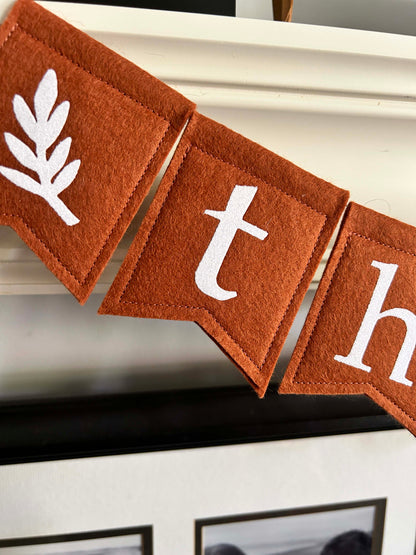 Thankful Felt Garland