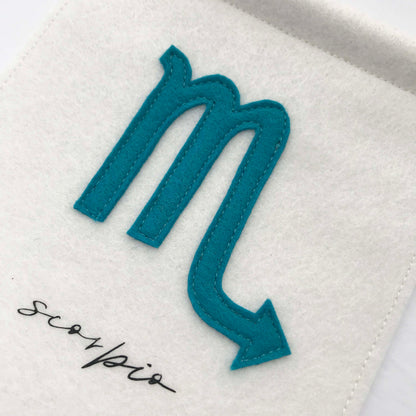 Scorpio Felt Banner - Astrological Sign