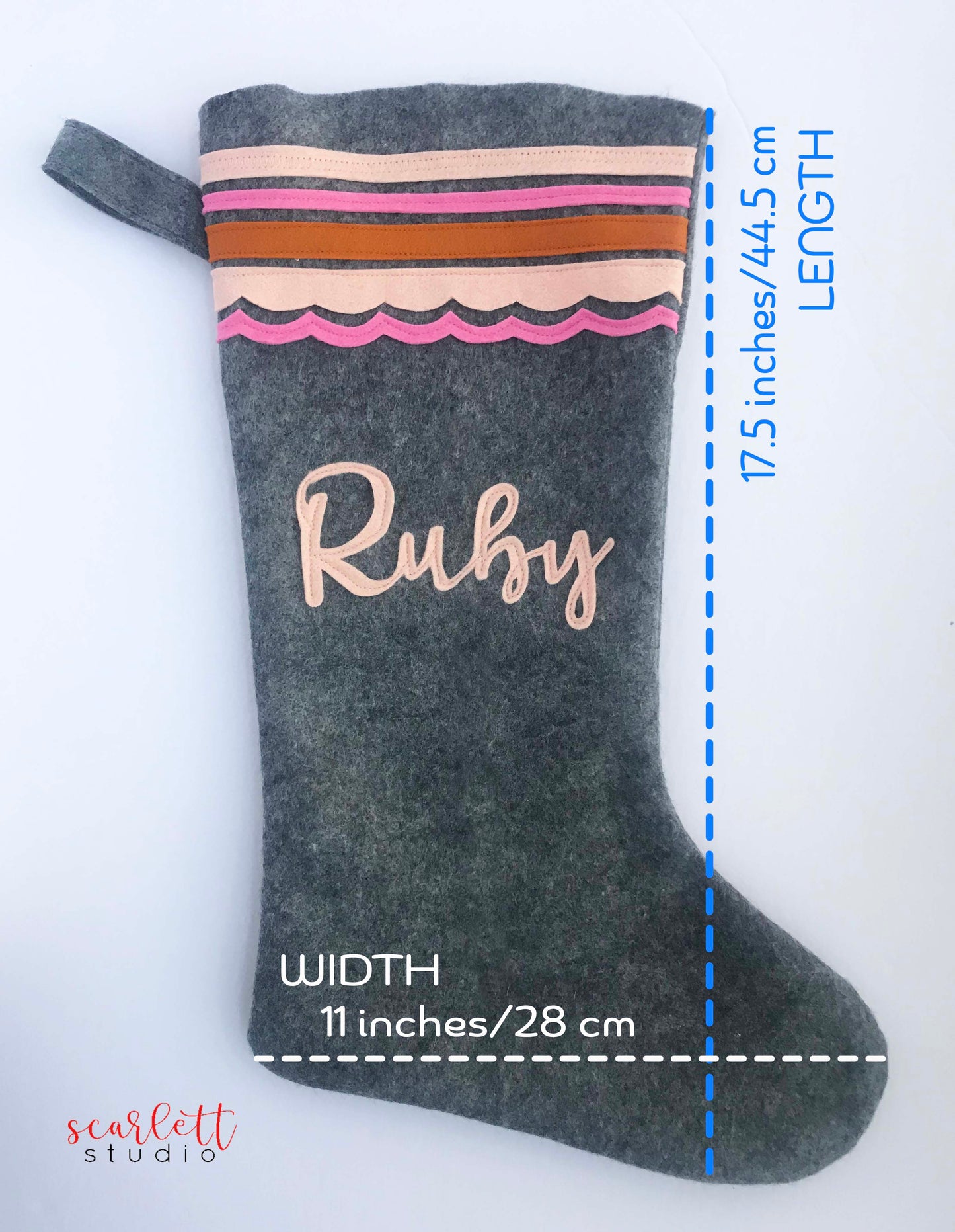 Personalized Christmas Felt Stocking