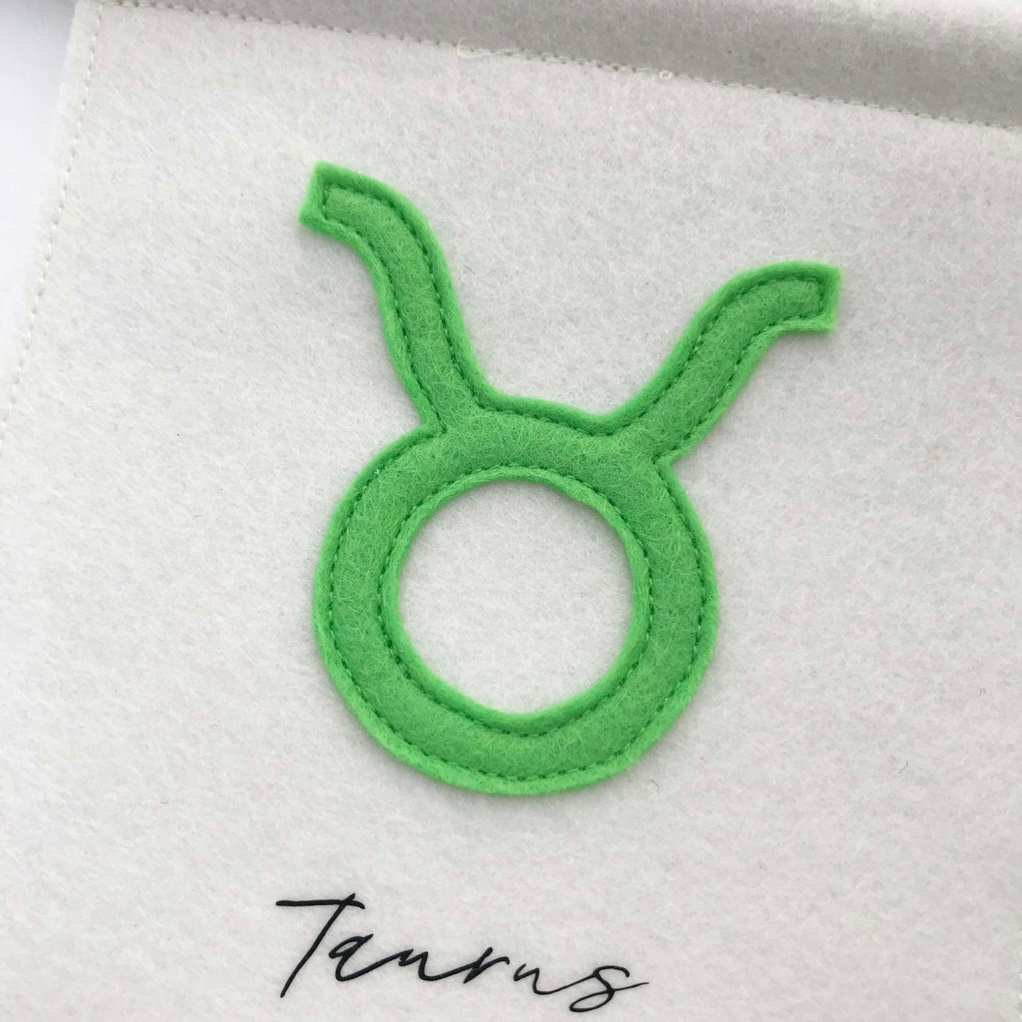 Taurus Felt Banner - Astrological Sign