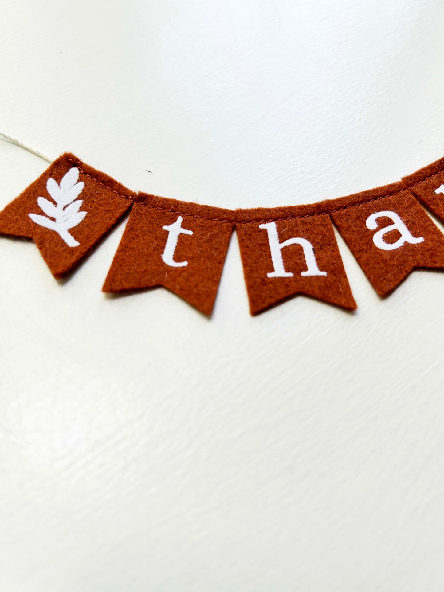 Thanksgiving Cake Topper - Felt Decoration