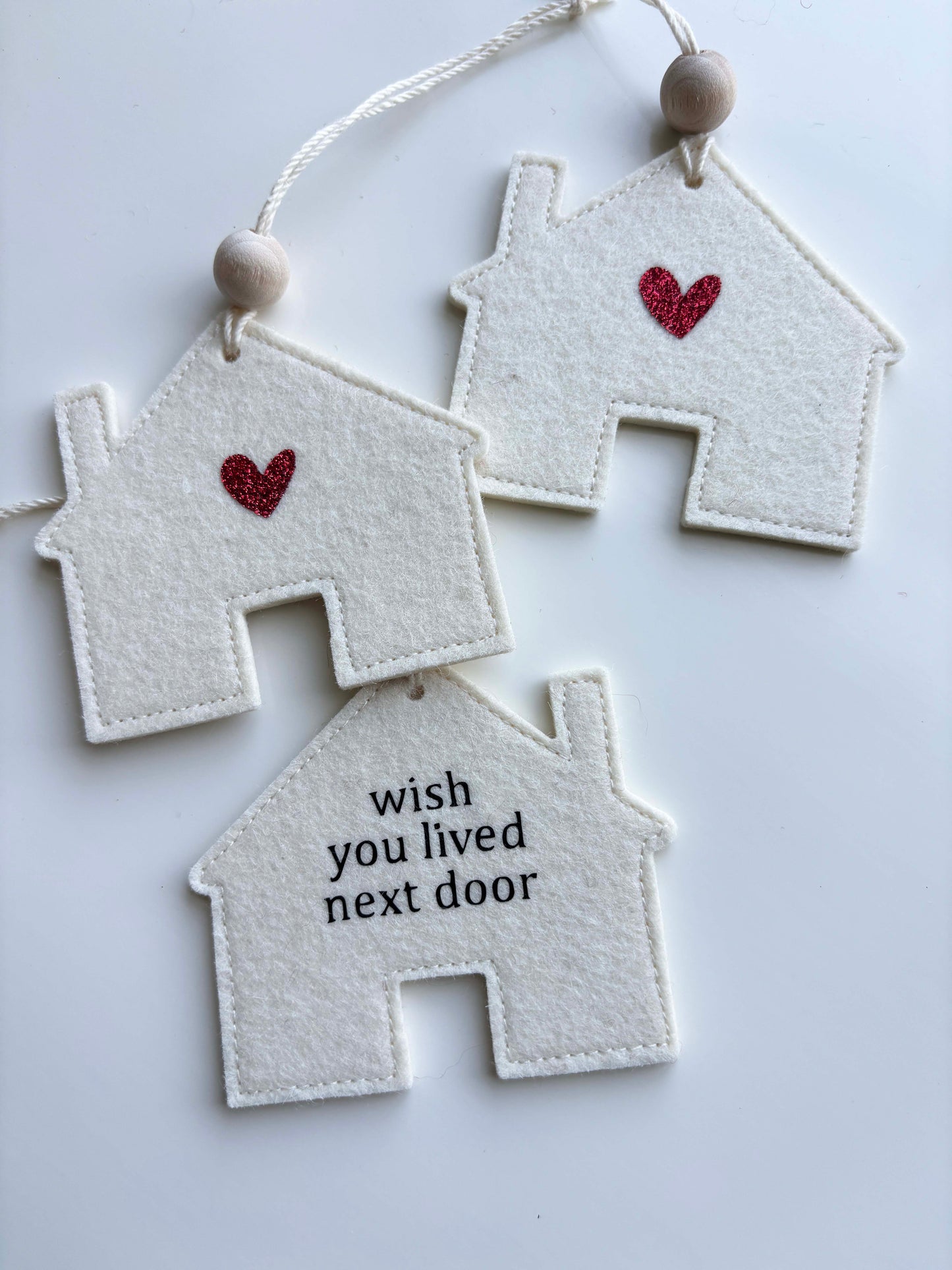Wool Felt House Ornament