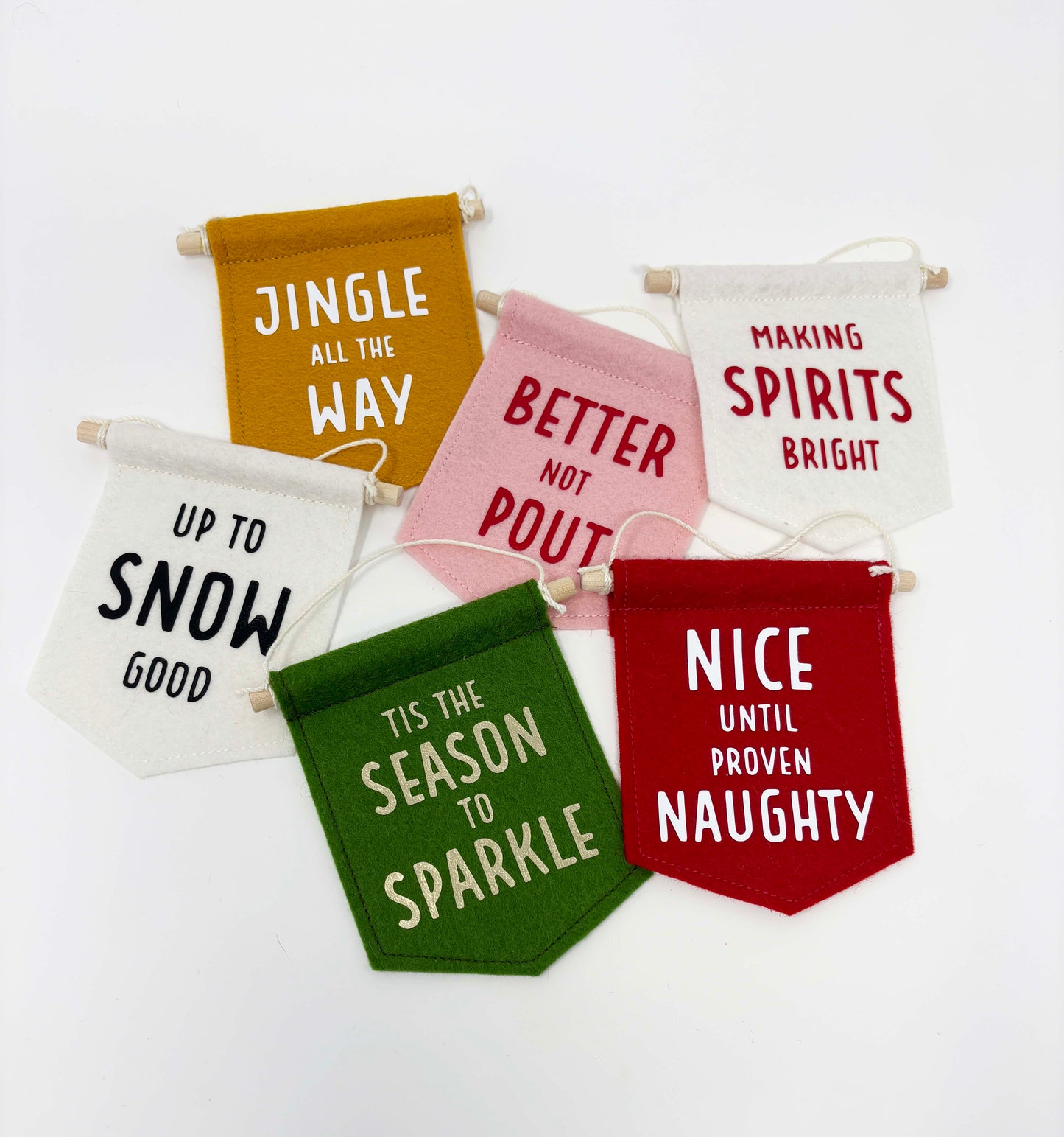 Better Not Pout - Christmas Tree Ornament Banner