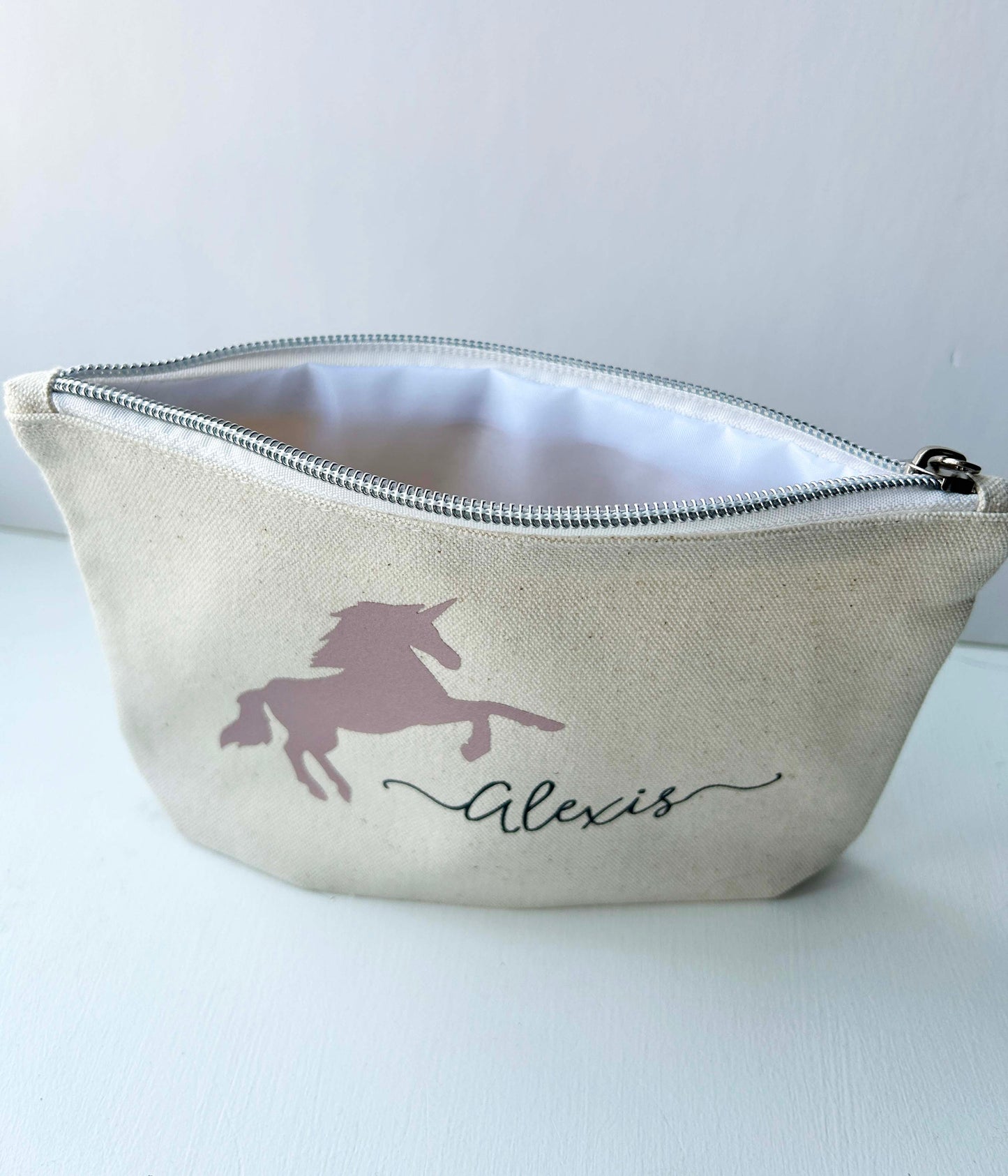 Unicorn Personalized Zipper Pouch