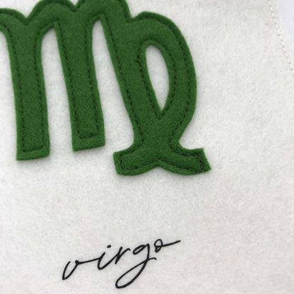 Virgo Felt Banner - Astrological Sign