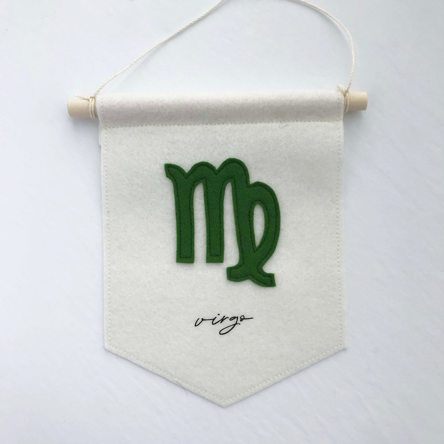 Virgo Felt Banner - Astrological Sign