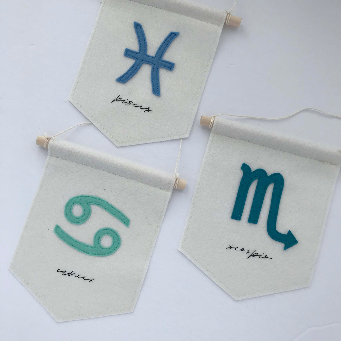 Scorpio Felt Banner - Astrological Sign