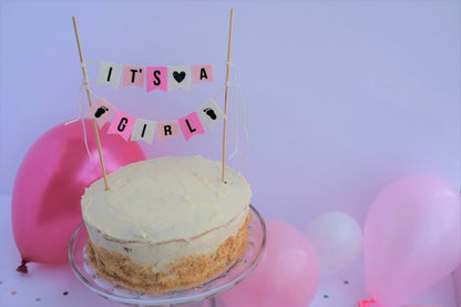 It's a Girl Cake Banner