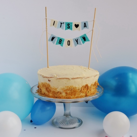 It's a Boy Cake Banner