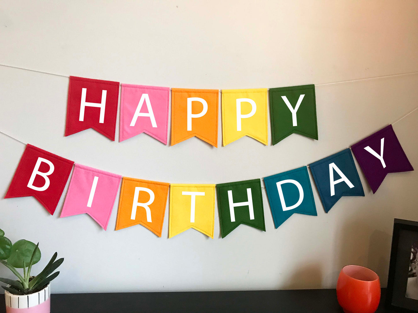 Rainbow Birthday Banner