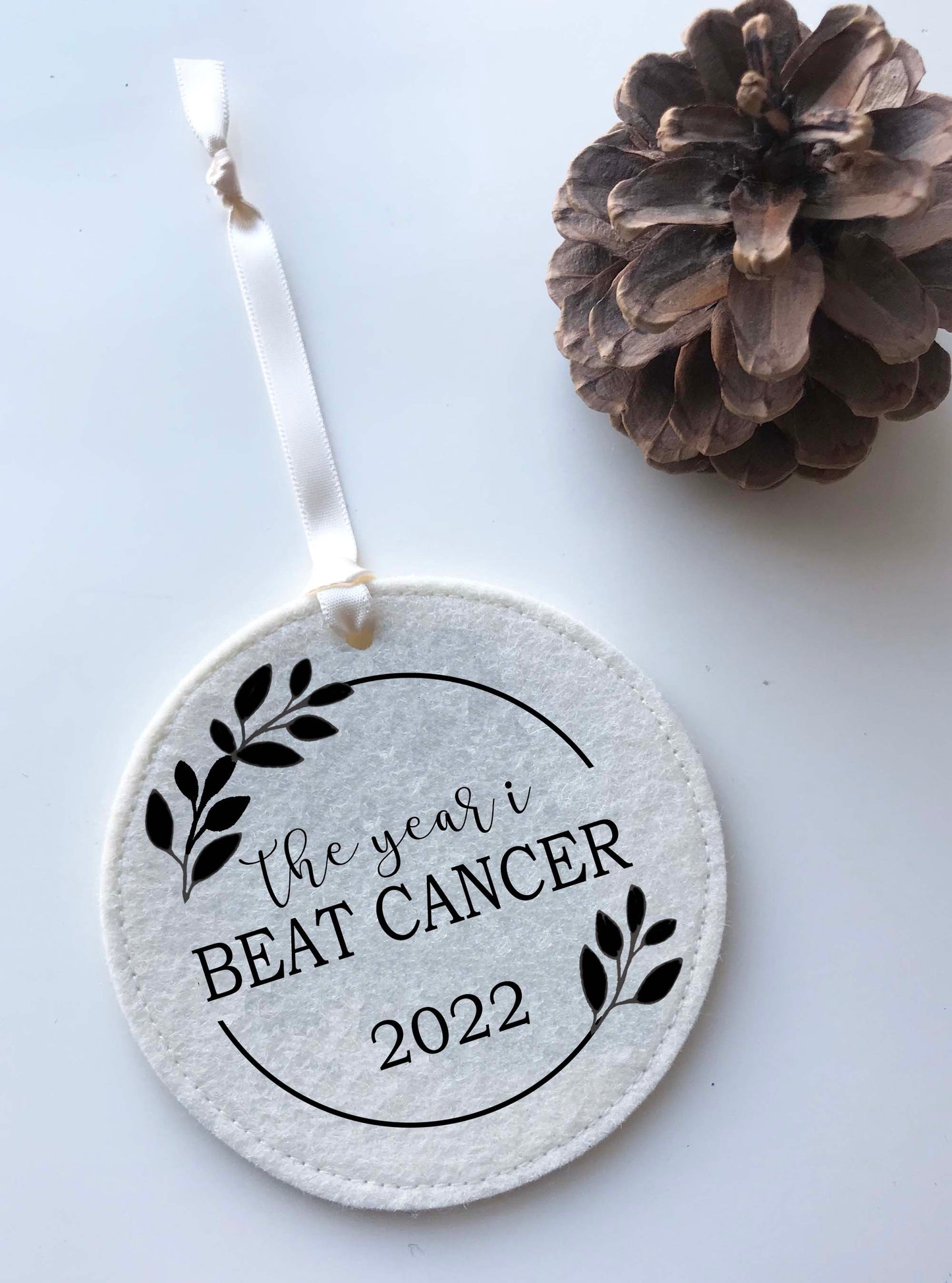 Cancer Survivor Felt Ornament