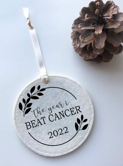 Cancer Survivor Felt Ornament