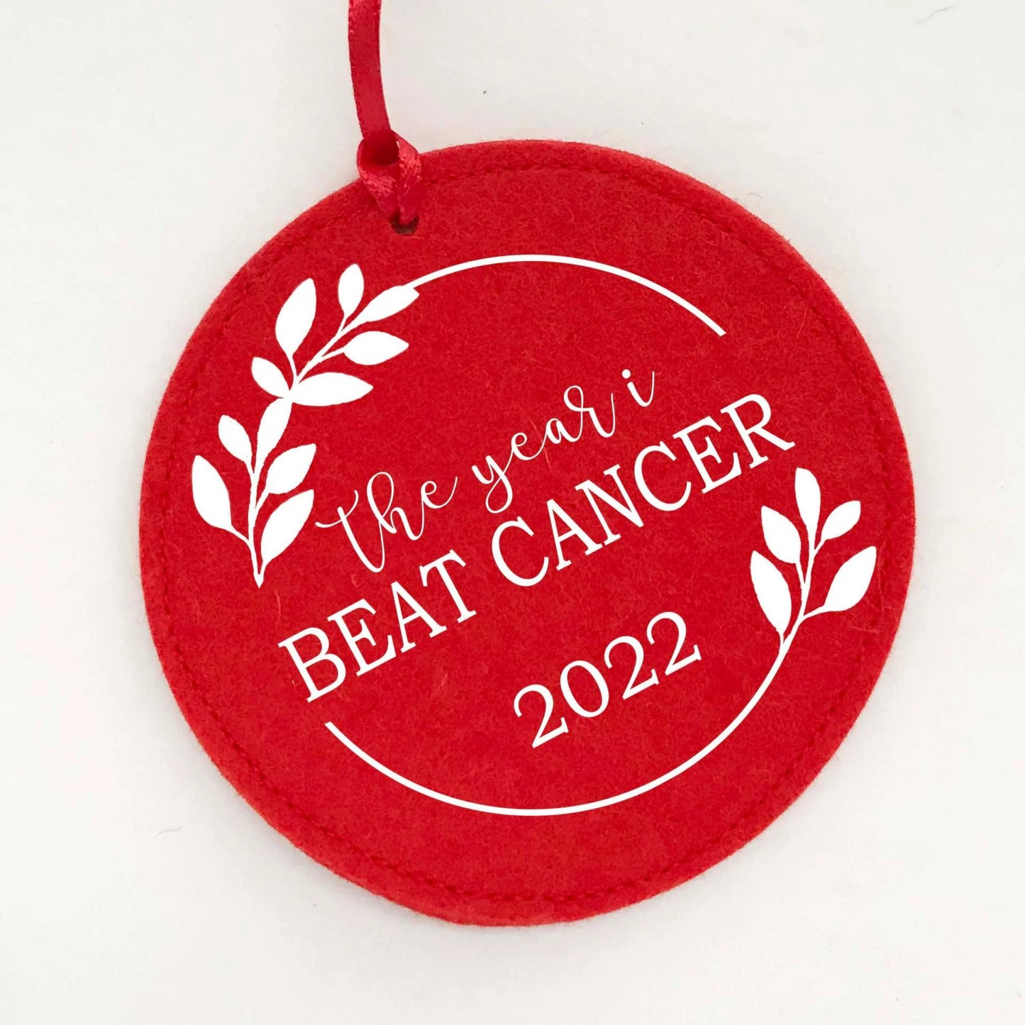 Cancer Survivor Felt Ornament