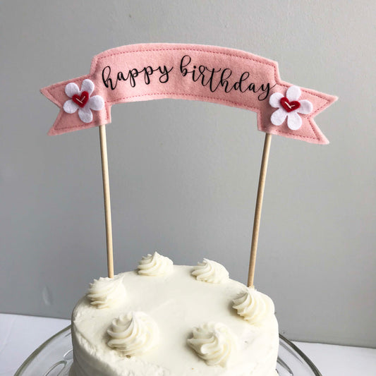 Happy Birthday Cake Topper