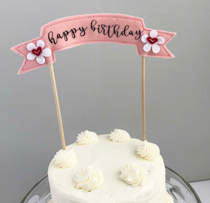 Happy Birthday Cake Topper