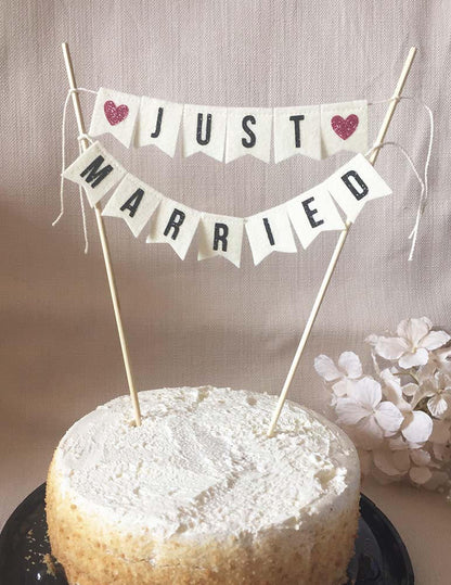 Just Engaged Cake Banner