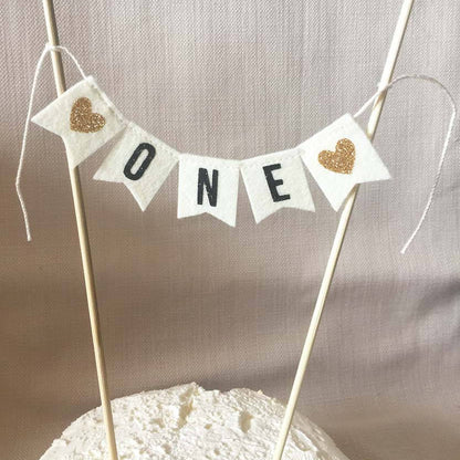 First Birthday Cake Banner