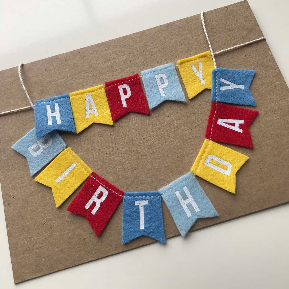 Primary Colours Cake Banner