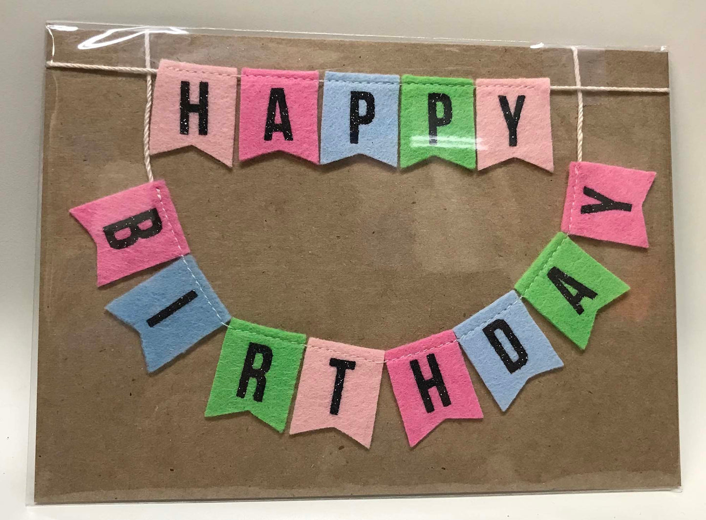 Flamingo Happy Birthday Cake Banner