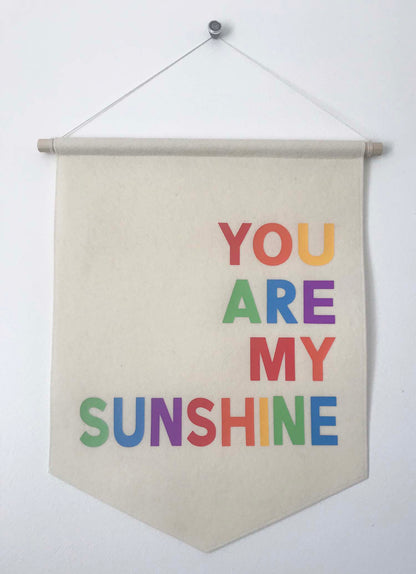 You Are My Sunshine Felt Sign